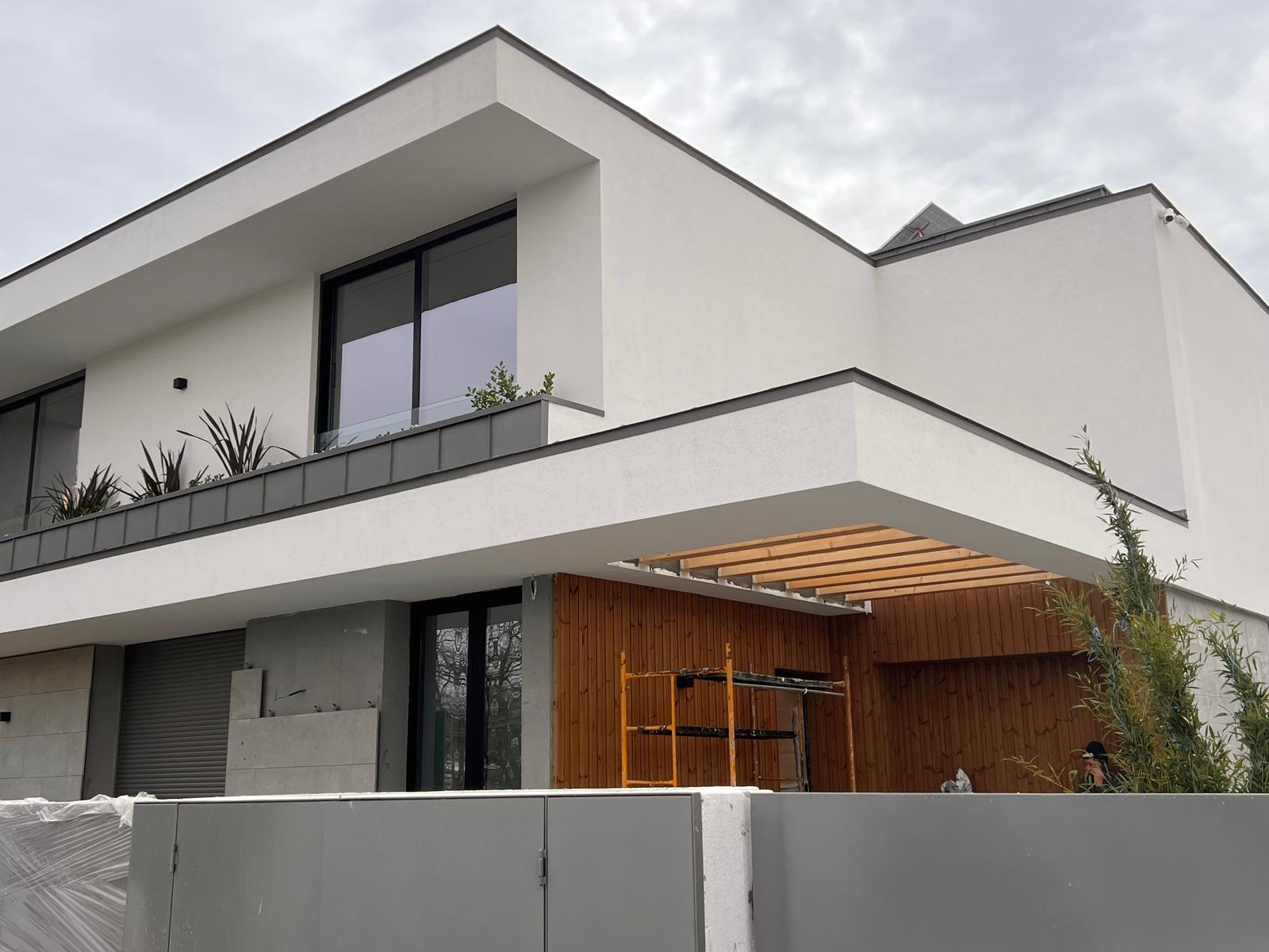 Fachada renovada de moradia